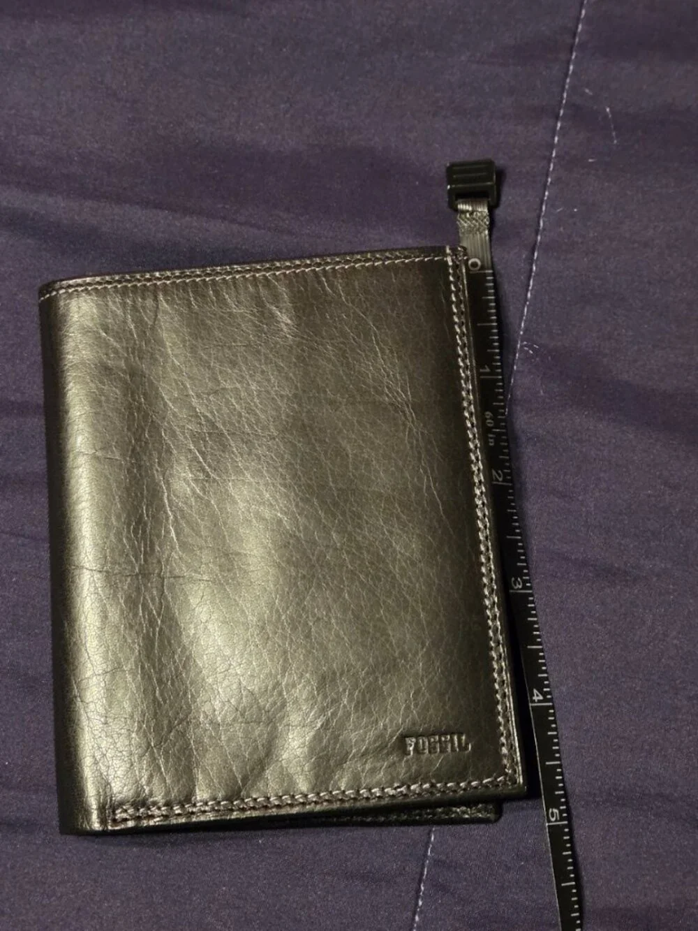 FOSSIL MENS BI-FOLD LEATHER WALLET